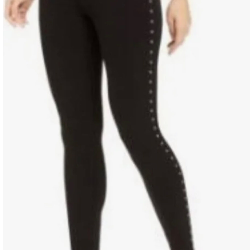 Vince Camuto Studded Black Leggings - Picture 2 of 2